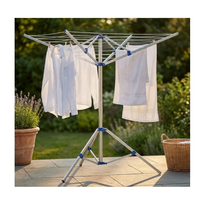 Outdoor Umbrella Drying Rack with 4 Foldable...