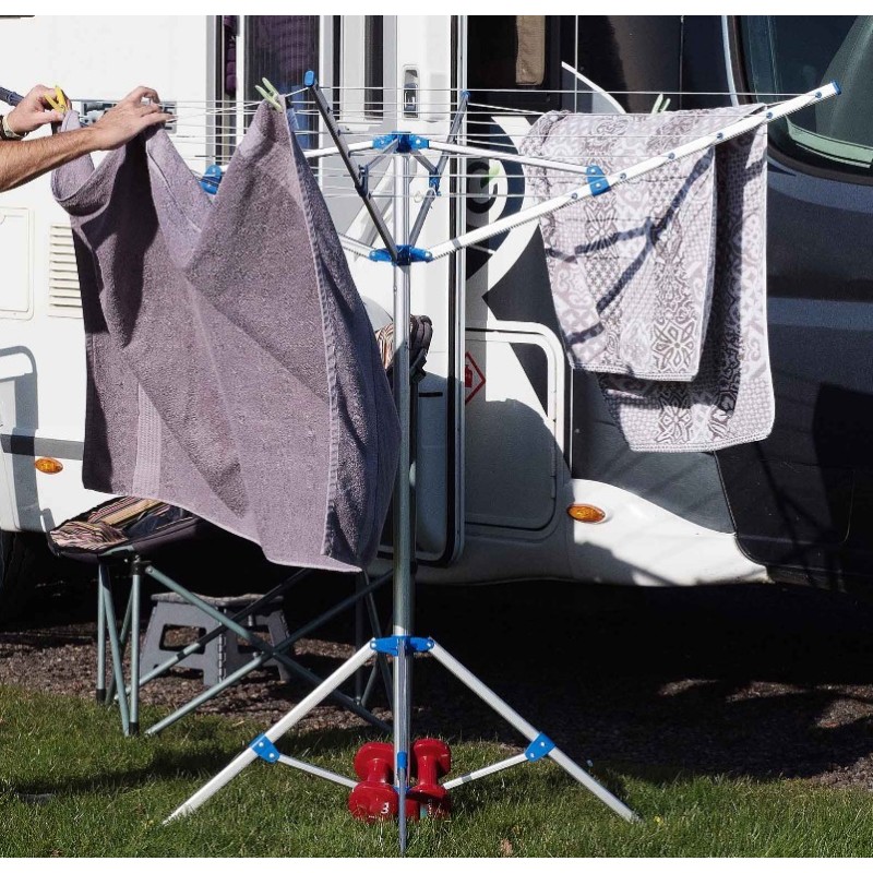 Séchage parapluie extérieur avec 4 bras pliants...