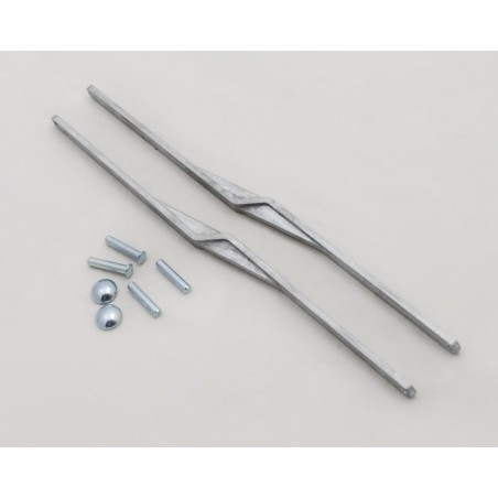 DOMETIC KIT BRACCETTI DX/SX CON FISSAGGI MIDI HEKI MANOVELLA E ELETTRICO BG1714