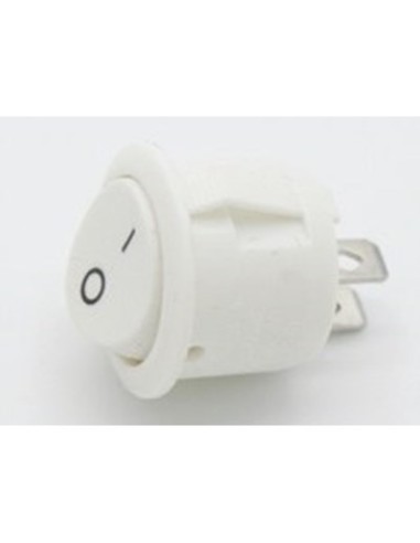 Interruttore 12V tondo bianco incasso diametro...