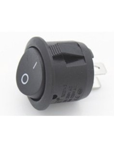 Interruttore 0-I diametro 16 mm nero