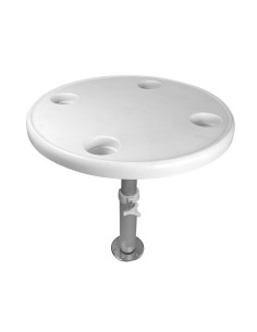Rundtischdurchmesser 60 cm mit teleskopischem Sockel...