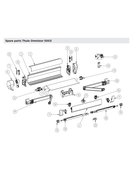 MECCANISMO SX PER 5003 THULE - 1500601594
