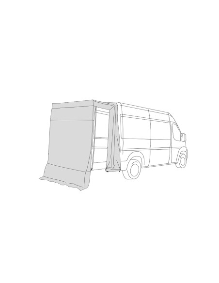 FIAMMA HECKTÜRABDECKUNG FÜR VANS UND MINIVANS DUCATO CITROËN JUMPER PEUGEOT H2 - 06357-01-