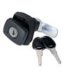 Push lock for doors FAP 56x45 black c / cil and ch.