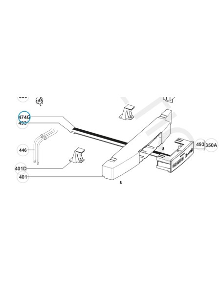 Dometic 14-pin connection cable L 2030mm - 289023710