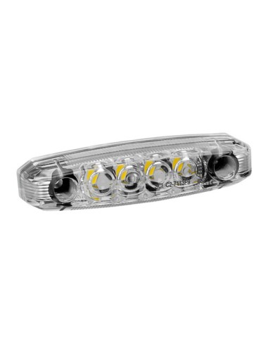 Luce ingombro - 4 Led SMD - 12/24V - Bianco 65x16