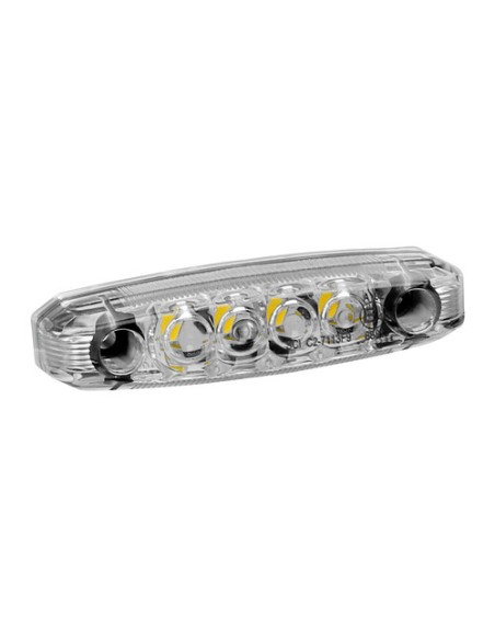 Luce ingombro - 4 Led SMD - 12/24V - Bianco 65x16