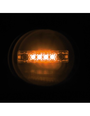 Luce ingombro - 4 Led SMD - 12/24V - Ambra 65x16