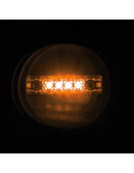 Luce ingombro - 4 Led SMD - 12/24V - Ambra 65x16
