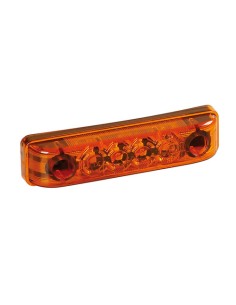 Luce ingombro - 4 Led SMD - 12/24V - Ambra 65x16