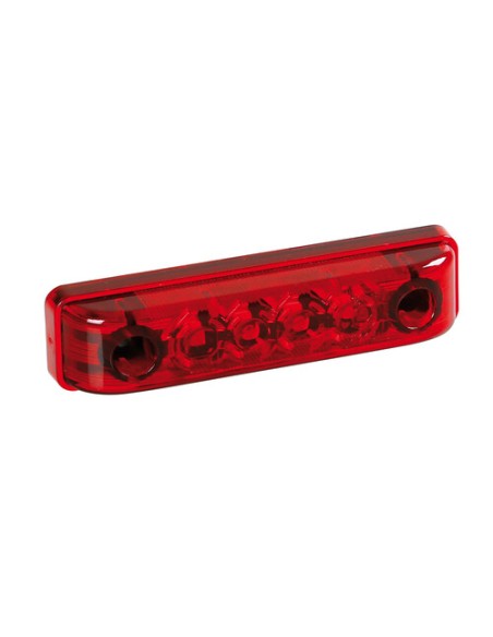 Luce ingombro - 4 Led SMD - 12/24V - Rosso 65x16