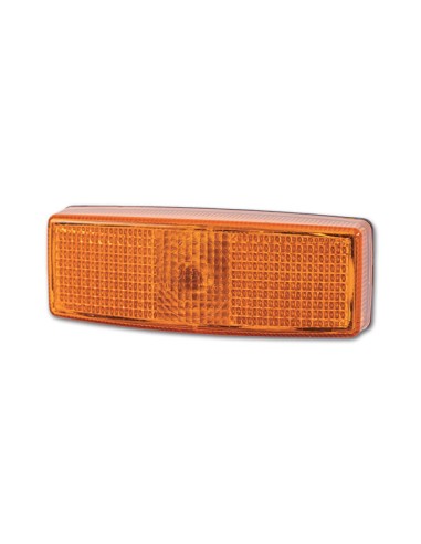 Luce laterale 110X40 mm arancio a sbalzo