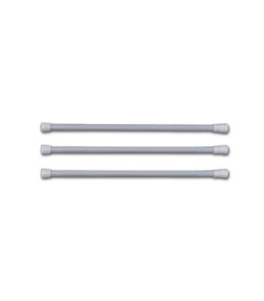 Kit 3 single anti-fall rods 41/71 cm for wall units and refrigerators