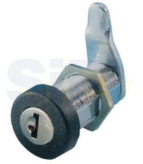 BLACK metal door lock 38 mm FAP complete