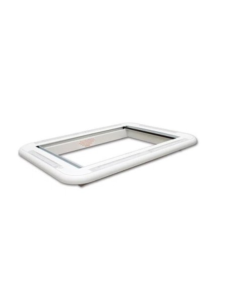Puits de lumière ExtraVENT Evo 70 x 50 cm avec ouverture de guidon et poignée en aluminium