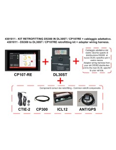 Kit de adaptación CBE DS300 a DL30ST con panel CP107RE y...