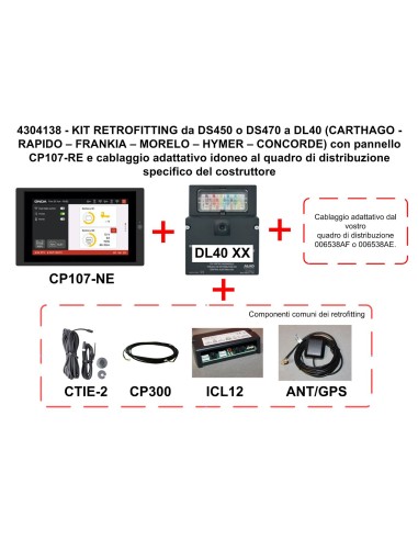 CBE FRANKIA DS470-FR zu DL40-FR Nachrüstkit mit...