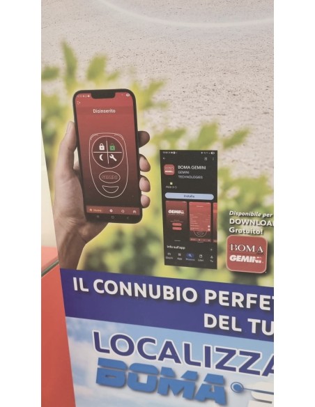 BOMAVIEW Caméra de vision intérieure pour véhicule toujours connectée gérée par App