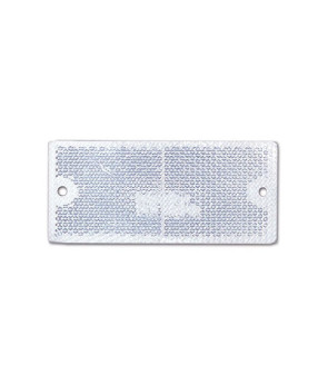 90x40 mm reflex reflector with white holes
