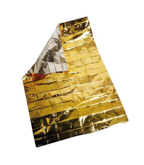 Isothermische Decke in Gold / Silber - 160x210 cm