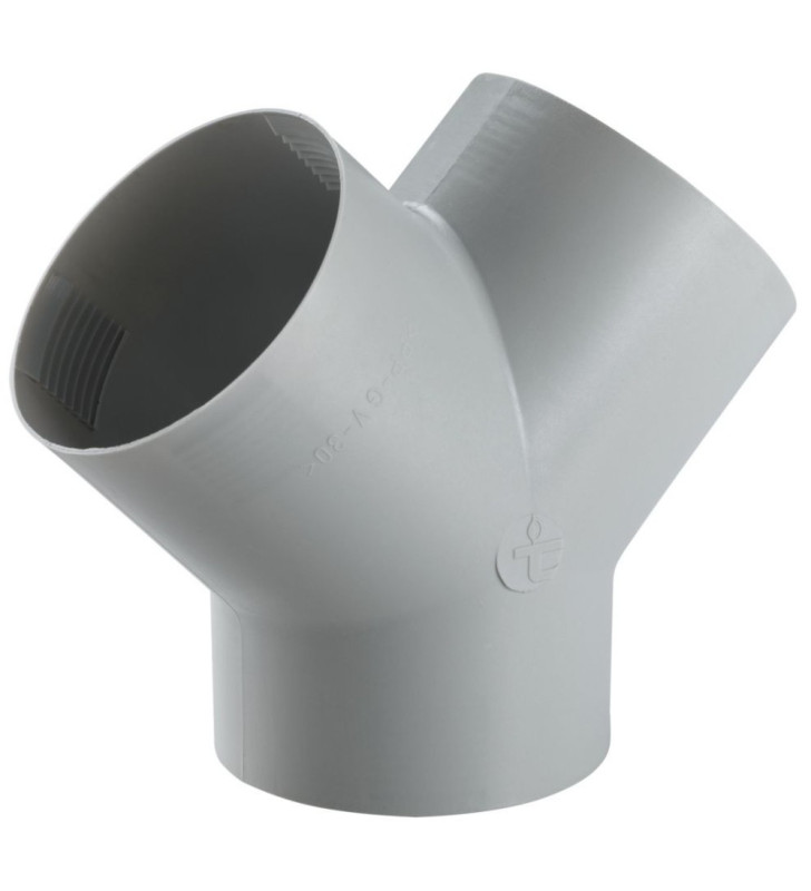 TRUMA 40192-01 - Connecteur en Y pour ventilation, gris agate - 40192-01