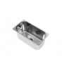 Rectangular stainless steel sink 170x320 LA1404 with drain