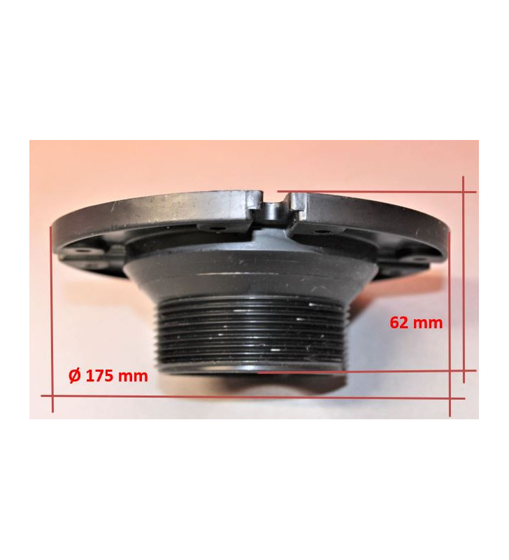 4x3 MALE FIXING FLANGE FOR WC - connection M (NPT)