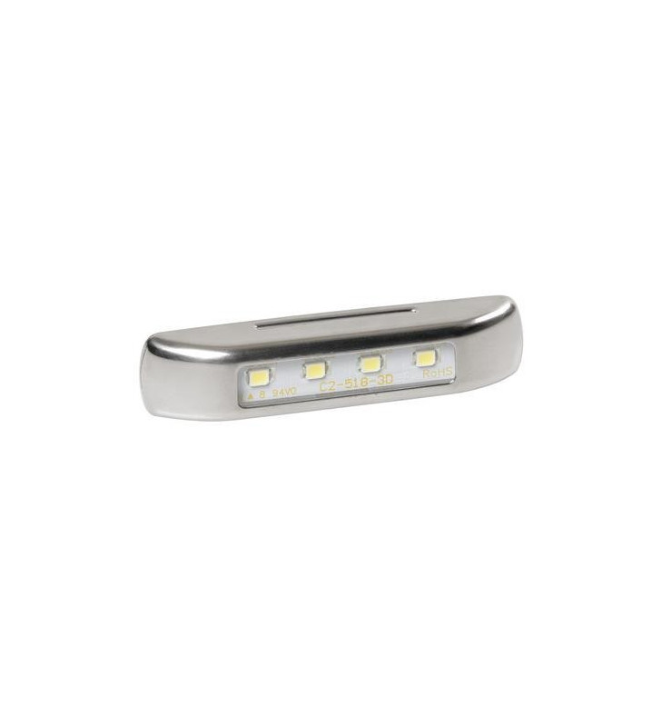 FEU D'ENCOMBREMENT AVEC 4 LED 12 / 24V BLANC F-13