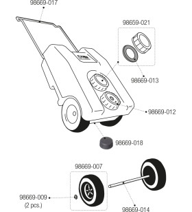 Roll Tank 23 F acqua potabile FIAMMA blu - 02428A01A