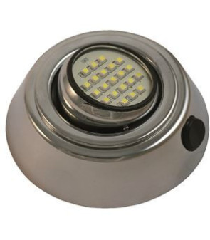 21 LED 1.4W 100x35 adjustable chrome spotlight