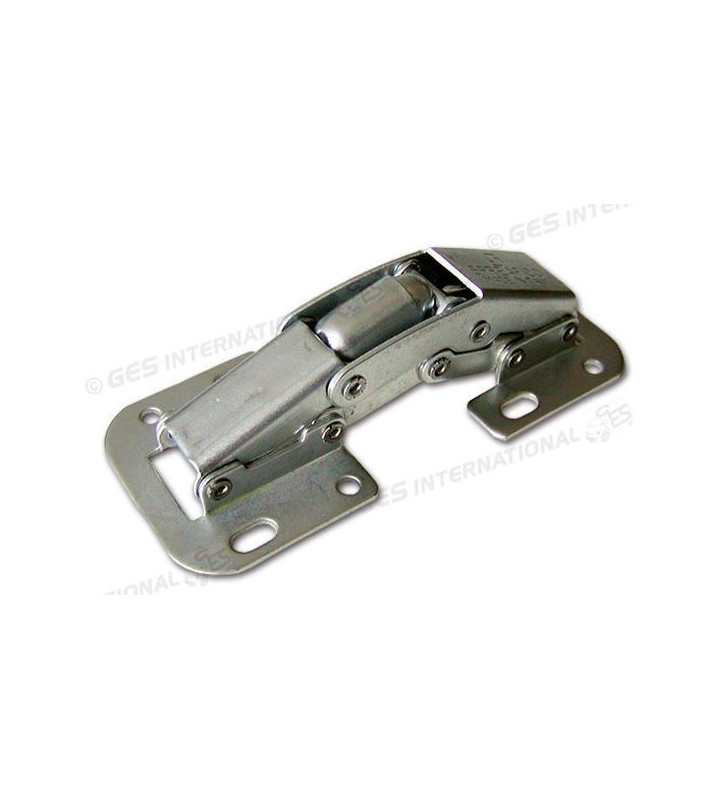 Steel hinge with spring