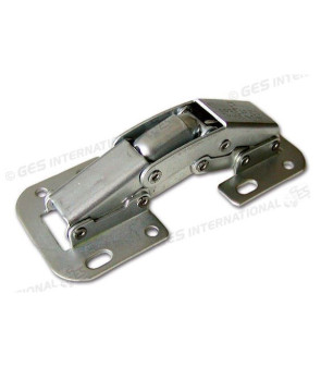 Steel hinge with spring