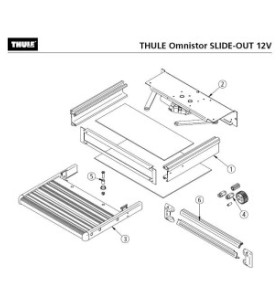 KIT DE RÉPARATION pour les connexions de la plate-forme SLIDE OUT 12V THULE