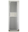 Entrance door with full mosquito net 1900x540 w / white RAL9010 screws