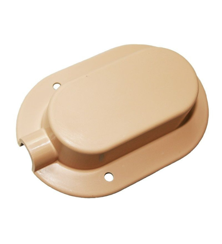 Beige grommet cover