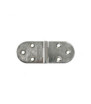 Cookie hinge 8 cm x 3 cm chrome