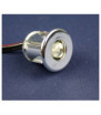 RED CHROME ROUND RECESSED SPOT 12V - 0,06W