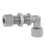 Wall pass fitting acc galvanized 90 ° gas 8mm galvanized