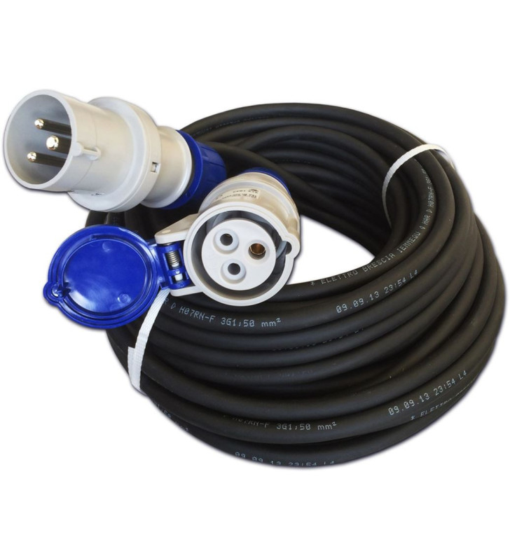 Cable alargador 220V - 3 x 1,5 - 25 metros neopreno con bolsa