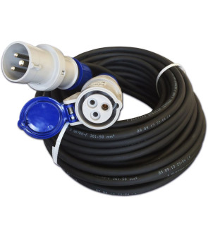 Cable alargador 220V - 3 x 1,5 - 25 metros neopreno con bolsa