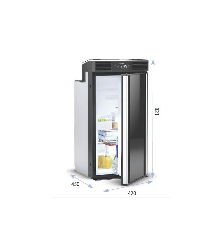 RC 10.4 70 BLACK COMPRESSOR FRIDGE 70LT. LED DISPLAY