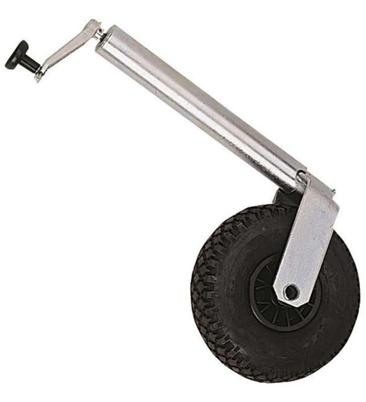 Inflatable Jockey Wheel Servo 150 KG Rod Ø 48 Mm