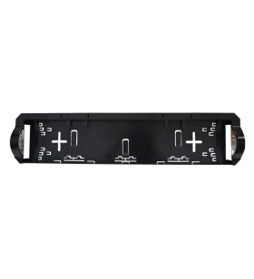 Porta targa IP67 con luce led 12/24V connettore 2 vie