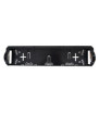 IP67 license plate holder with 12 / 24V led light, 2-way connector