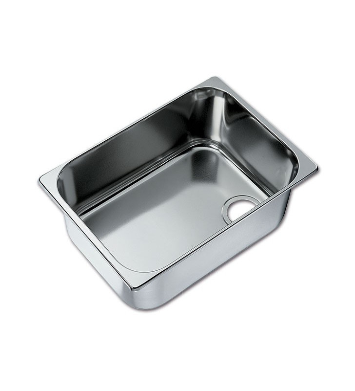 320 x 260 mm rectangular stainless steel sink with drain